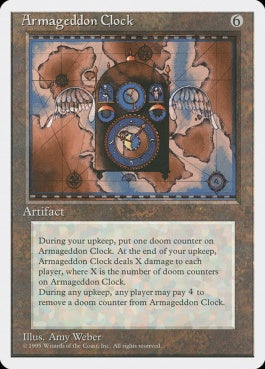 naokuroshop MTG [4ED][295][茶][R][EN][終末の時計/Armageddon Clock] NM