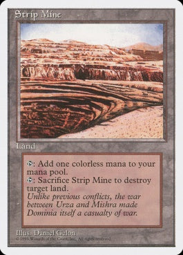 naokuroshop MTG [4ED][363][土地][U][JP][露天鉱床/Strip Mine] NM