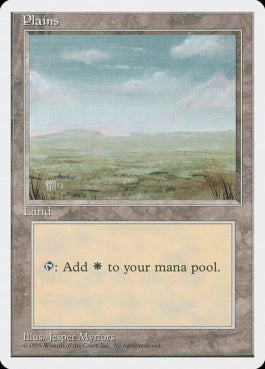 naokuroshop MTG [4ED][366][土地][C][JP][平地/Plains] NM