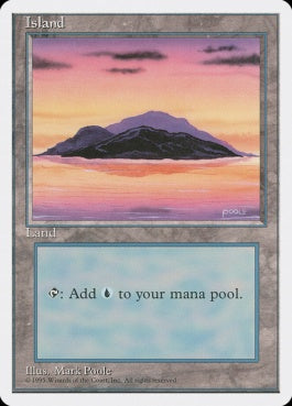 naokuroshop MTG [4ED][367][土地][C][JP][島/Island] NM