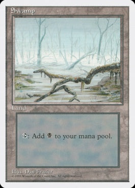 naokuroshop MTG [4ED][370][土地][C][JP][沼/Swamp] NM