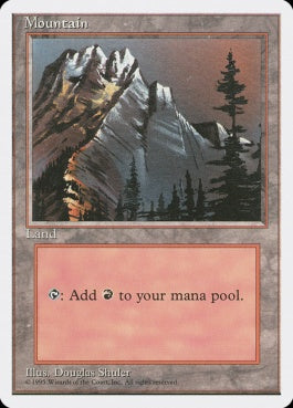 naokuroshop MTG [4ED][373][土地][C][JP][山/Mountain] NM