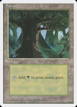 naokuroshop MTG [4ED][378][土地][C][JP][森/Forest] NM