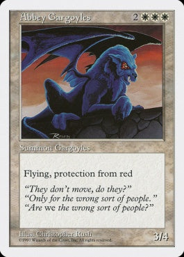 naokuroshop MTG [5ED][001][白][U][EN][修道院のガーゴイル/Abbey Gargoyles] NM