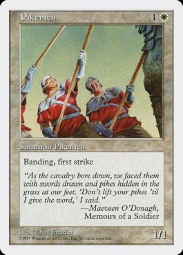 naokuroshop MTG [5ED][052][白][C][JP][長槍兵/Pikemen] NM