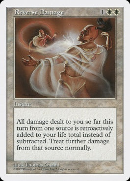 naokuroshop MTG [5ED][055][白][R][JP][ダメージ反転/Reverse Damage] NM