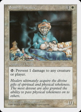 naokuroshop MTG [5ED][058][白][C][EN][サマイトの癒し手/Samite Healer] NM