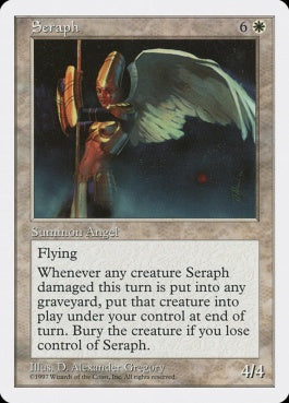 naokuroshop MTG [5ED][059][白][R][JP][熾天使/Seraph] NM