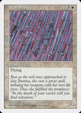 naokuroshop MTG [5ED][067][白][U][EN][剣の壁/Wall of Swords] NM