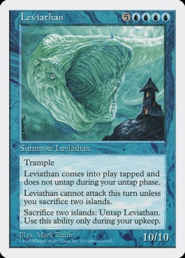 naokuroshop MTG [5ED][098][青][R][EN][リバイアサン/Leviathan] NM