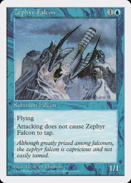 naokuroshop MTG [5ED][137][青][C][JP][西風の隼/Zephyr Falcon] NM