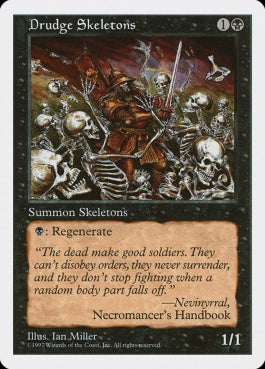 naokuroshop MTG [5ED][157][黒][C][EN][蠢く骸骨/Drudge Skeletons] NM