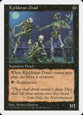 naokuroshop MTG [5ED][170][黒][C][EN][キイェルドーの死者/Kjeldoran Dead] NM