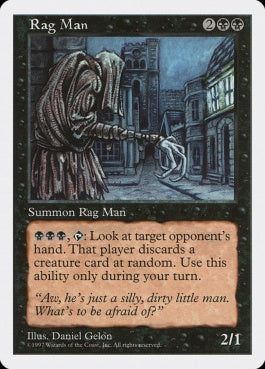 naokuroshop MTG [5ED][190][黒][R][JP][人さらい/Rag Man] NM