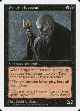 naokuroshop MTG [5ED][193][黒][R][EN][センギアの従臣/Sengir Autocrat] NM