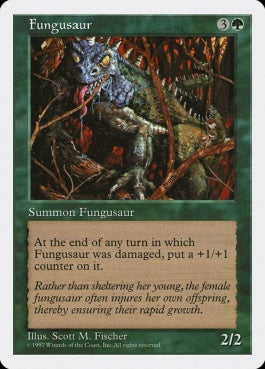 naokuroshop MTG [5ED][296][緑][R][EN][キノコザウルス/Fungusaur] NM