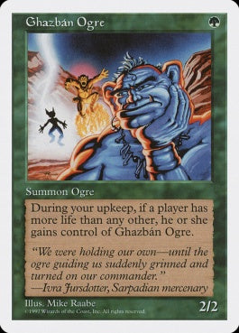 naokuroshop MTG [5ED][298][緑][C][JP][ガズバンのオーガ/Ghazban Ogre] NM