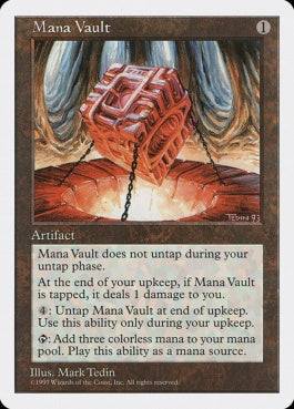 naokuroshop MTG [5ED][388][茶][R][JP][魔力の櫃/Mana Vault] NM