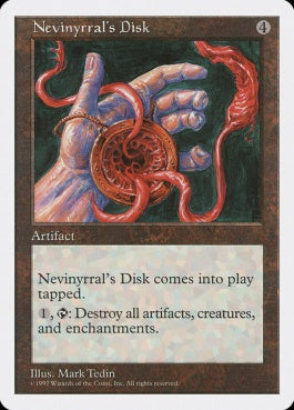 naokuroshop MTG [5ED][391][茶][R][EN][ネビニラルの円盤/Nevinyrral's Disk] NM