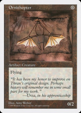 naokuroshop MTG [5ED][393][茶][U][EN][羽ばたき飛行機械/Ornithopter] NM