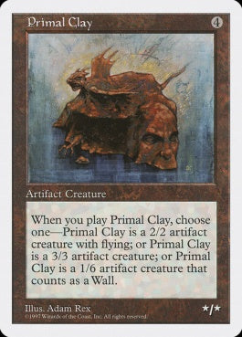 naokuroshop MTG [5ED][395][茶][R][JP][原初の土/Primal Clay] NM