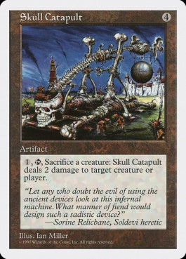 naokuroshop MTG [5ED][399][茶][U][JP][髑髏カタパルト/Skull Catapult] NM