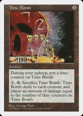 naokuroshop MTG [5ED][404][茶][R][EN][時限爆弾/Time Bomb] NM