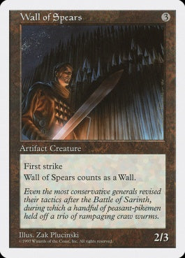 naokuroshop MTG [5ED][407][茶][C][JP][槍の壁/Wall of Spears] NM