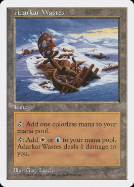 naokuroshop MTG [5ED][410][土地][R][JP][アダーカー荒原/Adarkar Wastes] NM