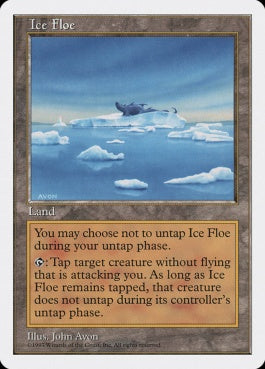 naokuroshop MTG [5ED][420][土地][U][JP][浮氷塊/Ice Floe] NM