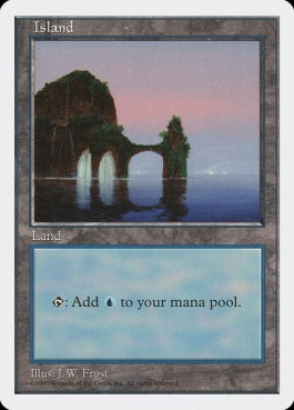 naokuroshop MTG [5ED][434][土地][C][JP][島/Island] NM