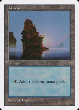 naokuroshop MTG [5ED][435][土地][C][JP][島/Island] NM