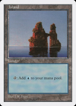 naokuroshop MTG [5ED][436][土地][C][JP][島/Island] NM