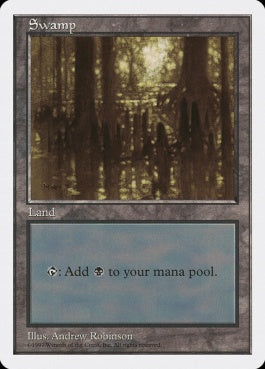 naokuroshop MTG [5ED][438][土地][C][JP][沼/Swamp] NM