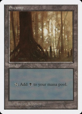 naokuroshop MTG [5ED][441][土地][C][JP][沼/Swamp] NM