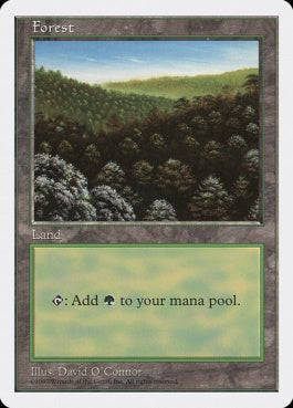 naokuroshop MTG [5ED][446][土地][C][JP][森/Forest] NM