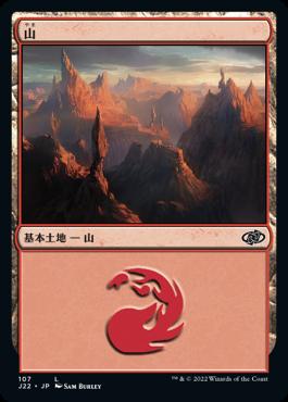 naokuroshop MTG [J22][107][土地][C][JP][山/Mountain] NM