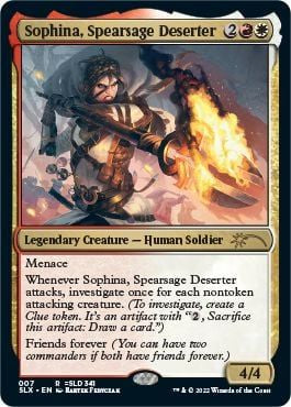 naokuroshop MTG [TheList-SLX][007][多][R][EN][Sophina, Spearsage Deserter] NM