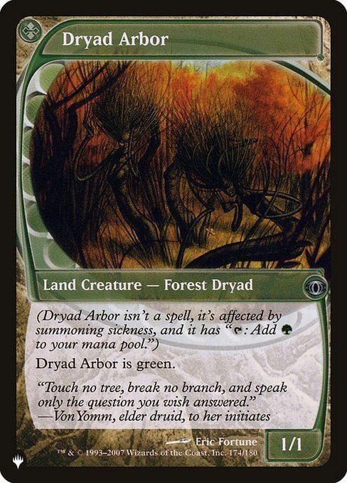 naokuroshop MTG [TheList-FUT][174][土][U][EN][ドライアドの東屋/Dryad Arbor] NM