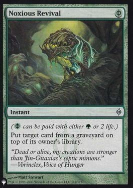 naokuroshop MTG [TheList-NPH][118][緑][U][EN][有毒の蘇生/Noxious Revival] NM