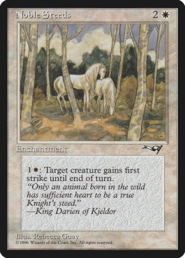 naokuroshop MTG [ALL][011a][白][C][EN][Noble Steeds] NM