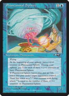 naokuroshop MTG [ALL][032][青][R][EN][Phantasmal Sphere] NM