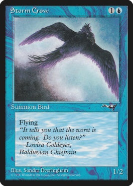 naokuroshop MTG [ALL][036a][青][C][EN][Storm Crow] NM