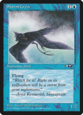 naokuroshop MTG [ALL][036b][青][C][EN][Storm Crow] NM