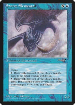 naokuroshop MTG [ALL][037][青][U][EN][Storm Elemental] NM