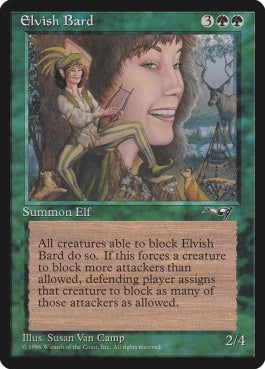 naokuroshop MTG [ALL][087][緑][U][EN][Elvish Bard] NM