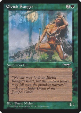 naokuroshop MTG [ALL][088a][緑][C][EN][Elvish Ranger] NM