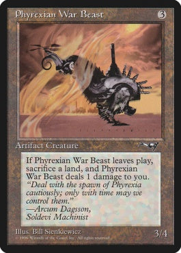 naokuroshop MTG [ALL][127a][茶][C][EN][Phyrexian War Beast] NM