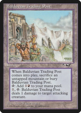 naokuroshop MTG [ALL][137][土地][R][EN][Balduvian Trading Post] NM