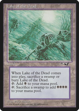 naokuroshop MTG [ALL][140][土地][R][EN][Lake of the Dead] NM